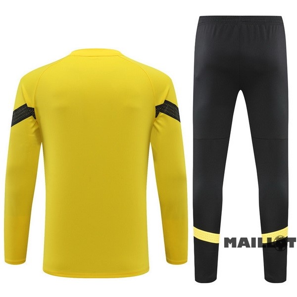 Foot Maillot Pas Cher Ensemble Complet Sudadera Entrainement Borussia Dortmund 2022 2023 Jaune
