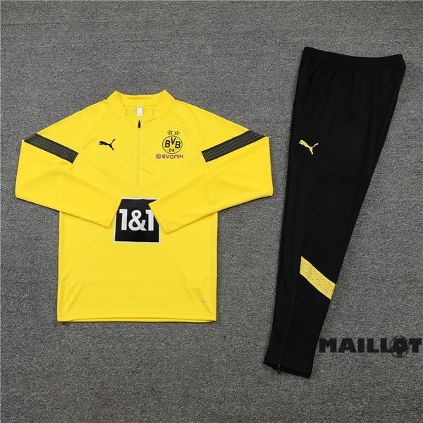 Foot Maillot Pas Cher Ensemble Complet Sudadera Entrainement Borussia Dortmund 2022 2023 Jaune