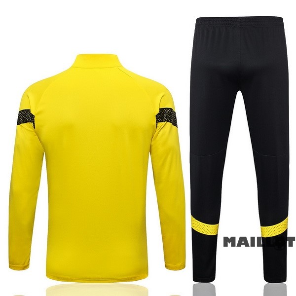 Foot Maillot Pas Cher Ensemble Complet Sudadera Entrainement Borussia Dortmund 2022 2023 Jaune