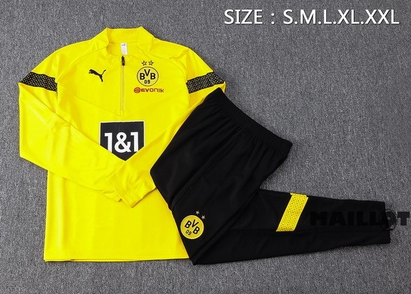 Foot Maillot Pas Cher Ensemble Complet Sudadera Entrainement Borussia Dortmund 2022 2023 Jaune