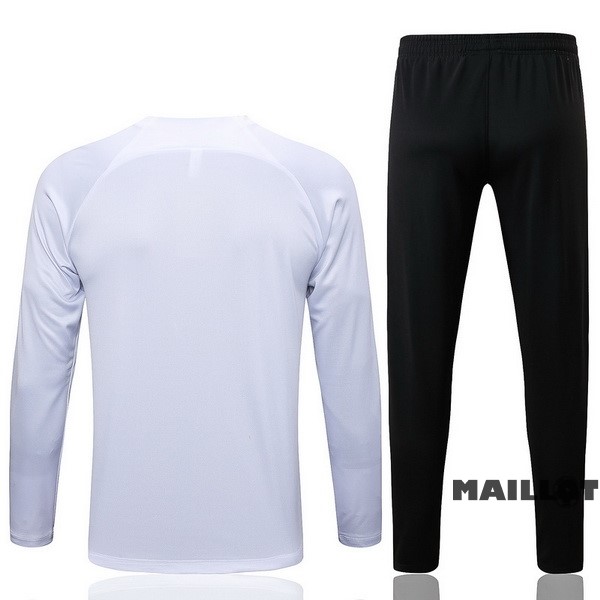 Foot Maillot Pas Cher Ensemble Complet Sudadera Entrainement Corinthians Paulista 2022 2023 Blanc
