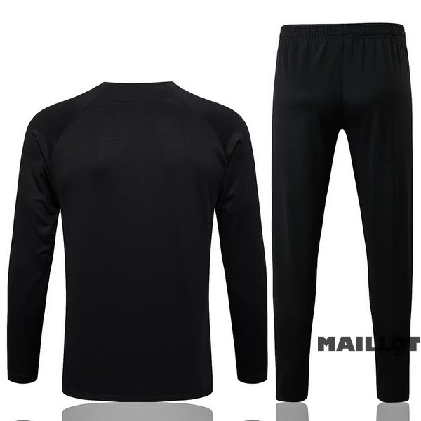 Foot Maillot Pas Cher Ensemble Complet Sudadera Entrainement Corinthians Paulista 2022 2023 Noir