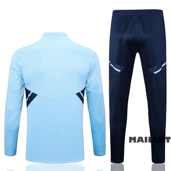 Foot Maillot Pas Cher Ensemble Complet Sudadera Entrainement Cruzeiro 2022 2023 Bleu Clair