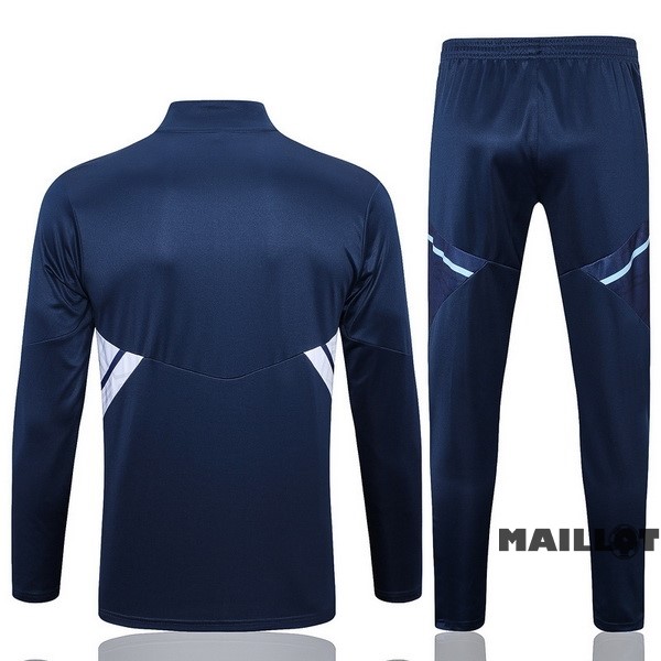 Foot Maillot Pas Cher Ensemble Complet Sudadera Entrainement Cruzeiro 2022 2023 Bleu Marine