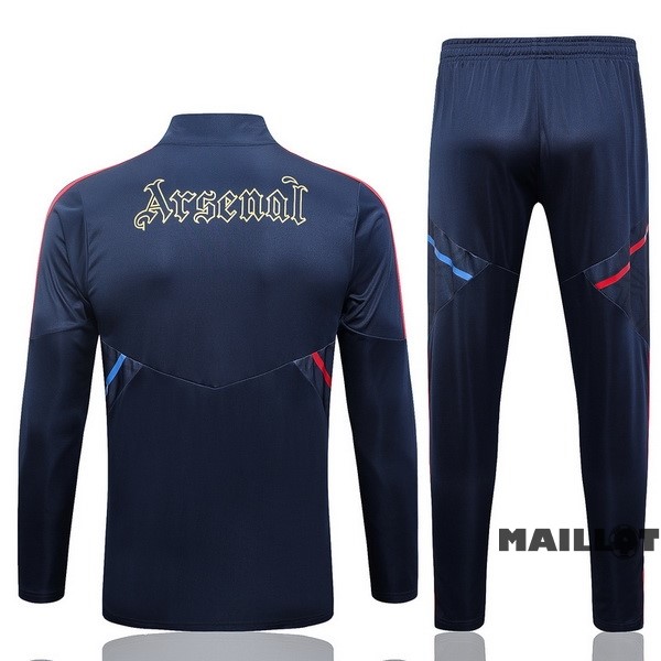Foot Maillot Pas Cher Ensemble Complet Sudadera Entrainement Enfant Arsenal 2023 2024 Bleu Marine