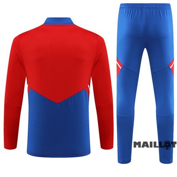 Foot Maillot Pas Cher Ensemble Complet Sudadera Entrainement Enfant Bayern Múnich 2023 2024 Rouge Bleu