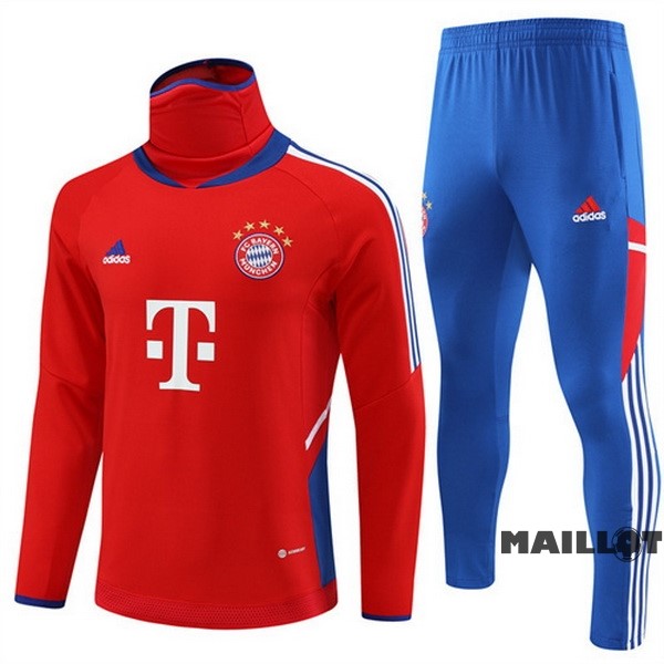 Foot Maillot Pas Cher Ensemble Complet Sudadera Entrainement Enfant Bayern Múnich 2023 2024 Rouge I Bleu