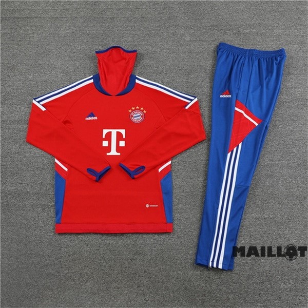 Foot Maillot Pas Cher Ensemble Complet Sudadera Entrainement Enfant Bayern Múnich 2023 2024 Rouge I Bleu