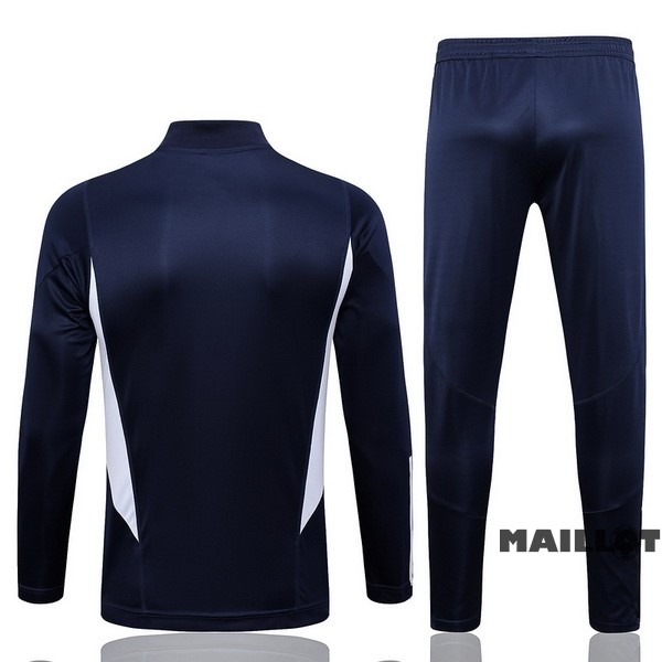 Foot Maillot Pas Cher Ensemble Complet Sudadera Entrainement Enfant Italie 2023 Bleu II Marine