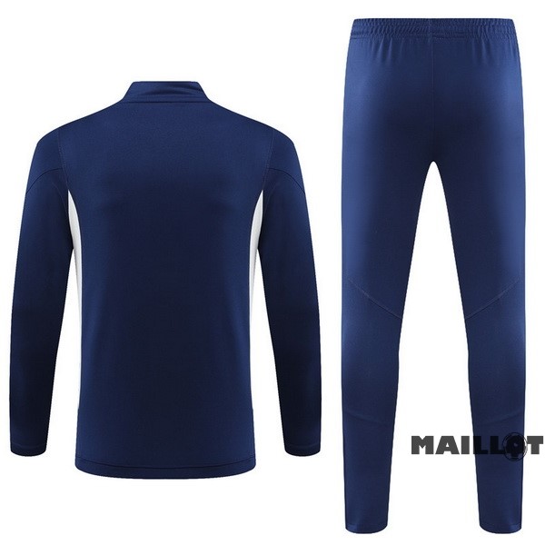 Foot Maillot Pas Cher Ensemble Complet Sudadera Entrainement Enfant Italie 2023 Bleu I Marine