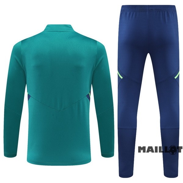 Foot Maillot Pas Cher Ensemble Complet Sudadera Entrainement Enfant Juventus 2022 2023 Vert I Bleu