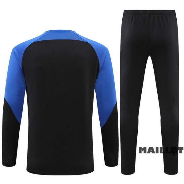 Foot Maillot Pas Cher Ensemble Complet Sudadera Entrainement Enfant Paris Saint Germain 2022 2023 Bleu I Noir