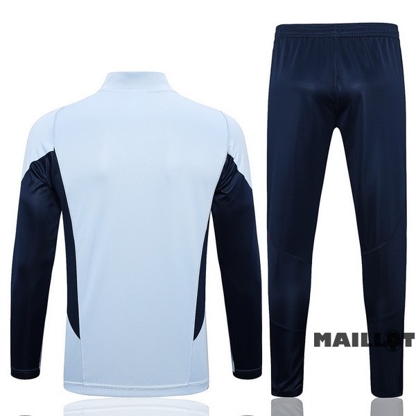 Foot Maillot Pas Cher Ensemble Complet Sudadera Entrainement Espagne 2022 Bleu Clair