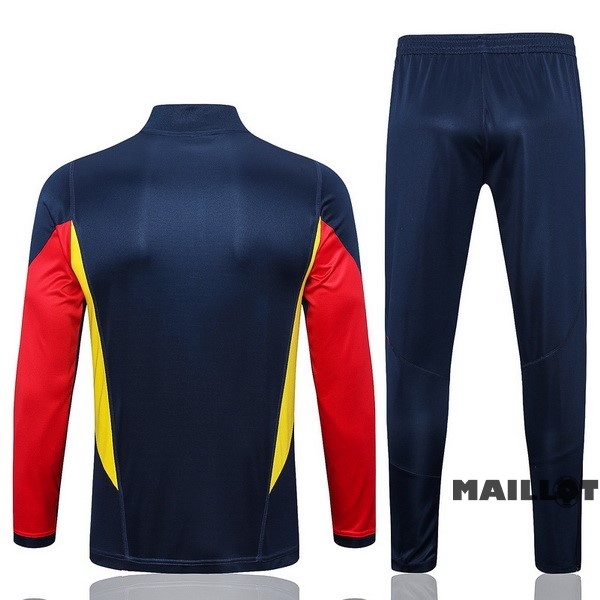 Foot Maillot Pas Cher Ensemble Complet Sudadera Entrainement Espagne 2022 Bleu I Marine