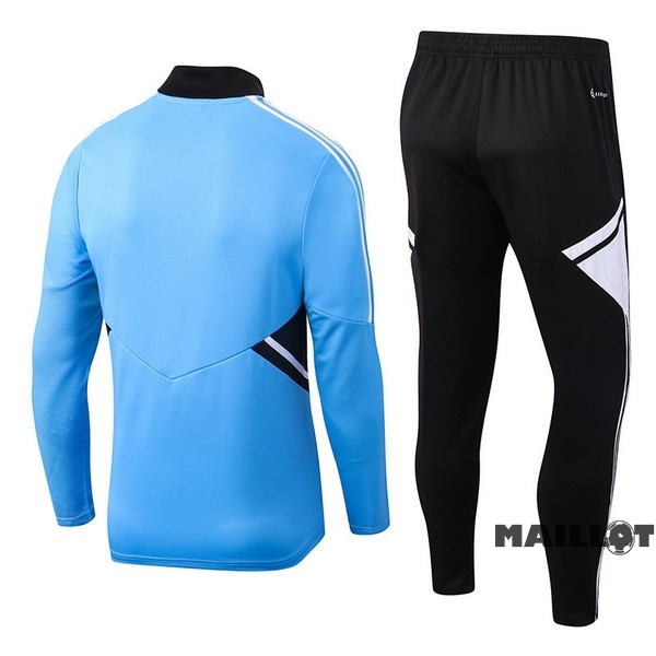 Foot Maillot Pas Cher Ensemble Complet Sudadera Entrainement Feyenoord Rotterdam 2022 2023 Bleu Noir