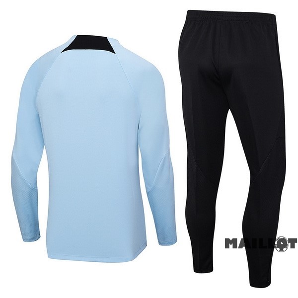 Foot Maillot Pas Cher Ensemble Complet Sudadera Entrainement Inter Milán 2023 2024 Bleu Noir