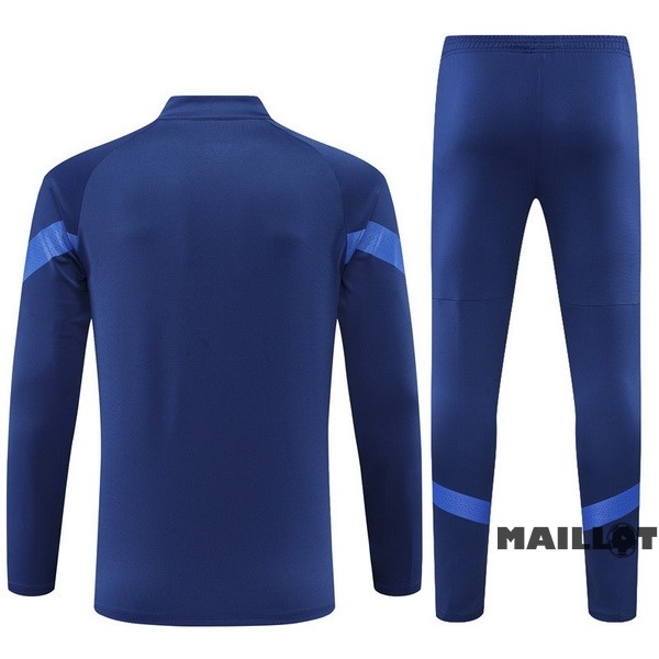 Foot Maillot Pas Cher Ensemble Complet Sudadera Entrainement Italie 2022 Bleu