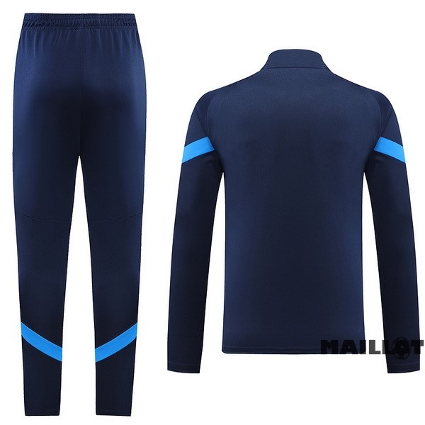 Foot Maillot Pas Cher Ensemble Complet Sudadera Entrainement Italie 2022 Bleu