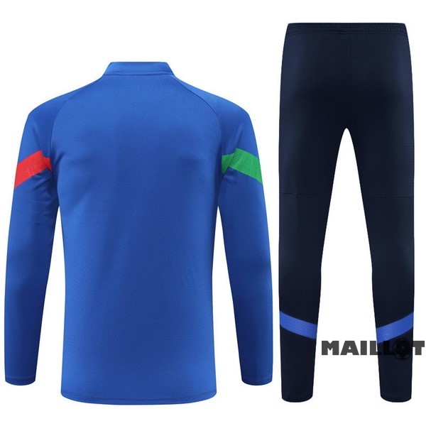 Foot Maillot Pas Cher Ensemble Complet Sudadera Entrainement Italie 2022 I Bleu