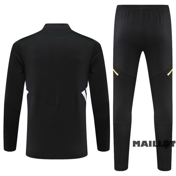 Foot Maillot Pas Cher Ensemble Complet Sudadera Entrainement Juventus 2022 2023 Noir I Blanc