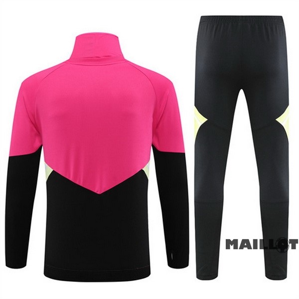 Foot Maillot Pas Cher Ensemble Complet Sudadera Entrainement Juventus 2022 2023 Rose I Noir