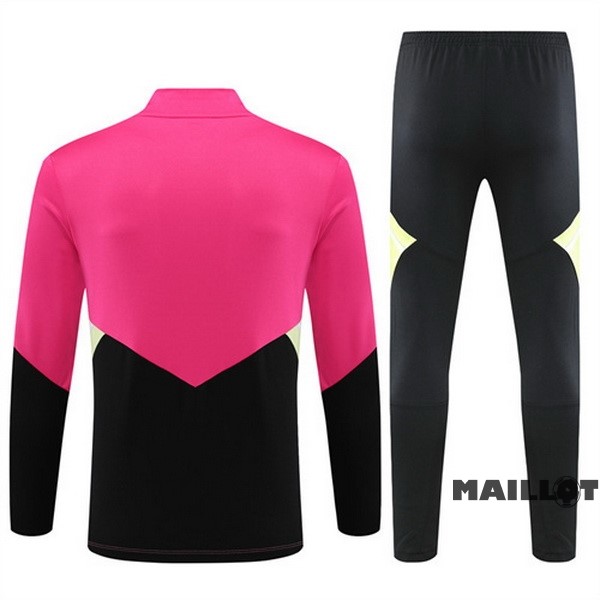 Foot Maillot Pas Cher Ensemble Complet Sudadera Entrainement Juventus 2022 2023 Rose Noir