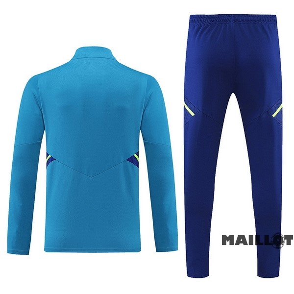 Foot Maillot Pas Cher Ensemble Complet Sudadera Entrainement Juventus 2022 2023 Vert Bleu