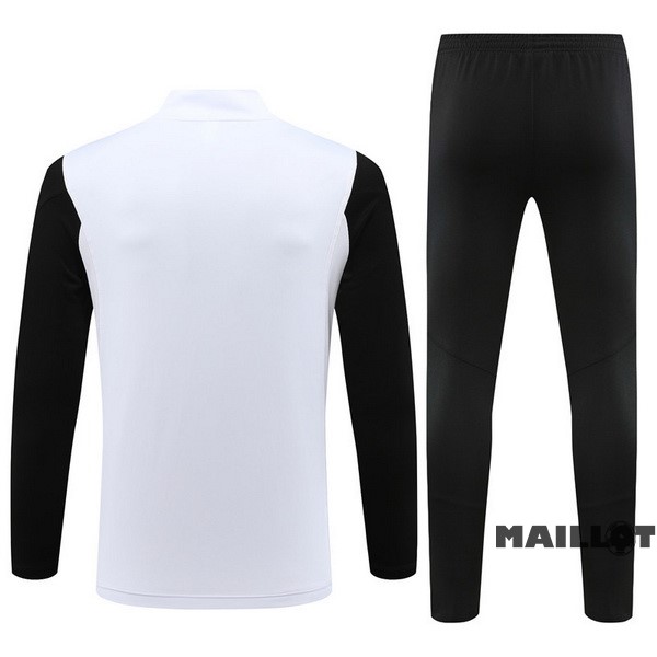 Foot Maillot Pas Cher Ensemble Complet Sudadera Entrainement Juventus 2023 2024 Blanc I Noir Rose
