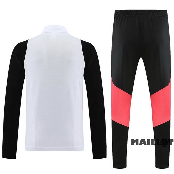 Foot Maillot Pas Cher Ensemble Complet Sudadera Entrainement Juventus 2023 2024 Blanc Noir Rose