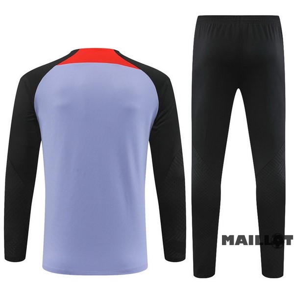 Foot Maillot Pas Cher Ensemble Complet Sudadera Entrainement Liverpool 2022 2023 Purpura Noir