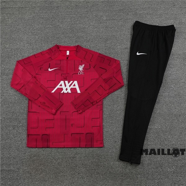 Foot Maillot Pas Cher Ensemble Complet Sudadera Entrainement Liverpool 2022 2023 Rouge