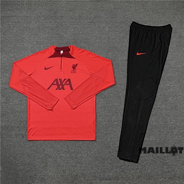 Foot Maillot Pas Cher Ensemble Complet Sudadera Entrainement Liverpool 2022 2023 Rouge
