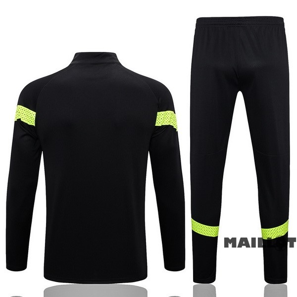 Foot Maillot Pas Cher Ensemble Complet Sudadera Entrainement Manchester City 2022 2023 Noir