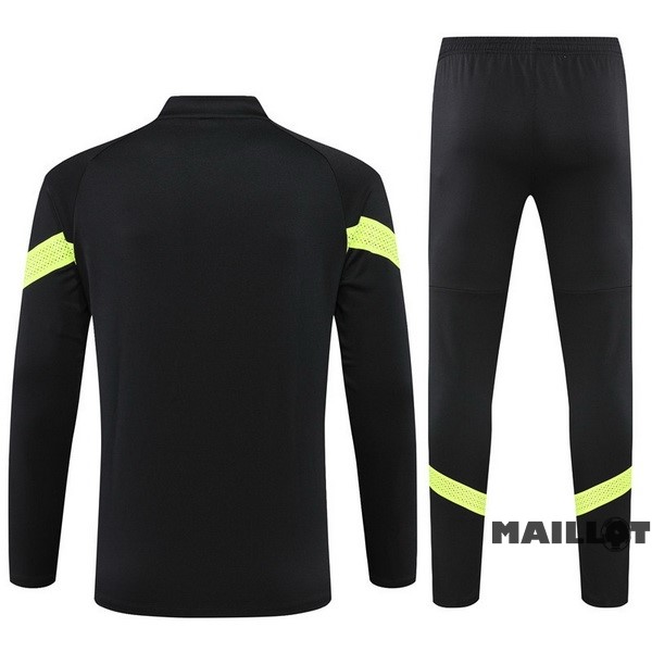 Foot Maillot Pas Cher Ensemble Complet Sudadera Entrainement Manchester City 2022 2023 Noir