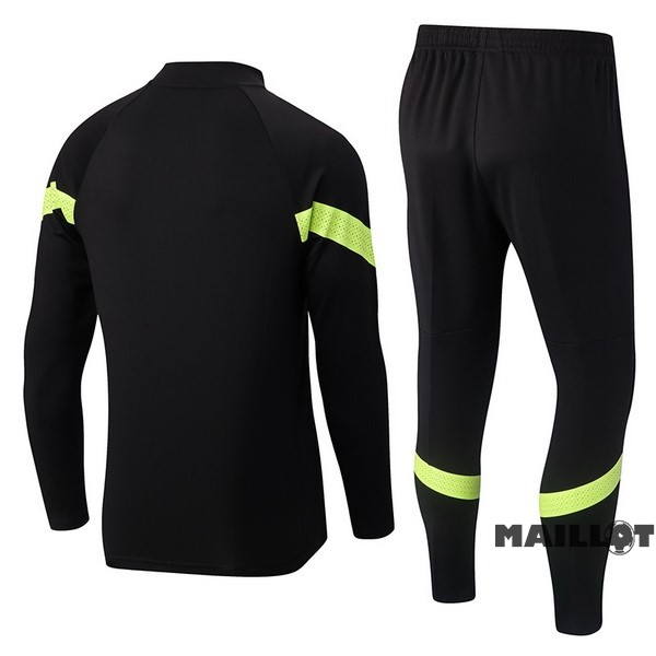 Foot Maillot Pas Cher Ensemble Complet Sudadera Entrainement Manchester City 2022 2023 Noir