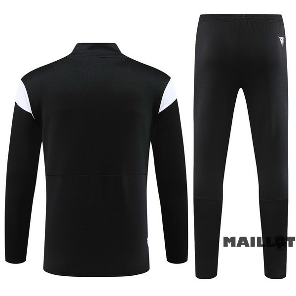 Foot Maillot Pas Cher Ensemble Complet Sudadera Entrainement Manchester City 2023 2024 Noir Blanc