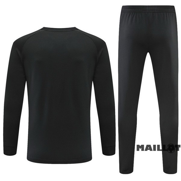 Foot Maillot Pas Cher Ensemble Complet Sudadera Entrainement Manchester United 2022 2023 II Noir