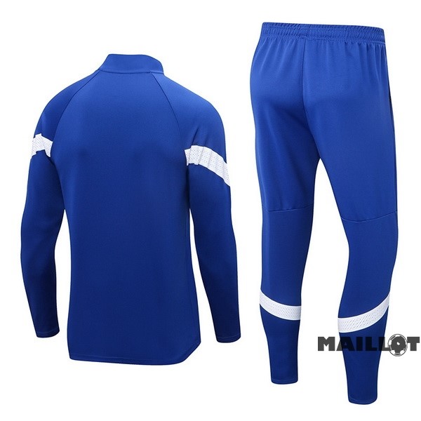 Foot Maillot Pas Cher Ensemble Complet Sudadera Entrainement Marsella 2022 2023 Bleu