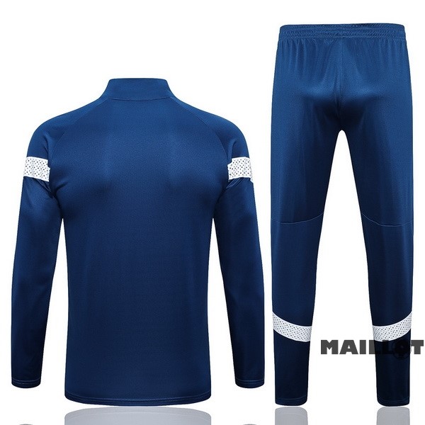 Foot Maillot Pas Cher Ensemble Complet Sudadera Entrainement Marsella 2022 2023 Bleu