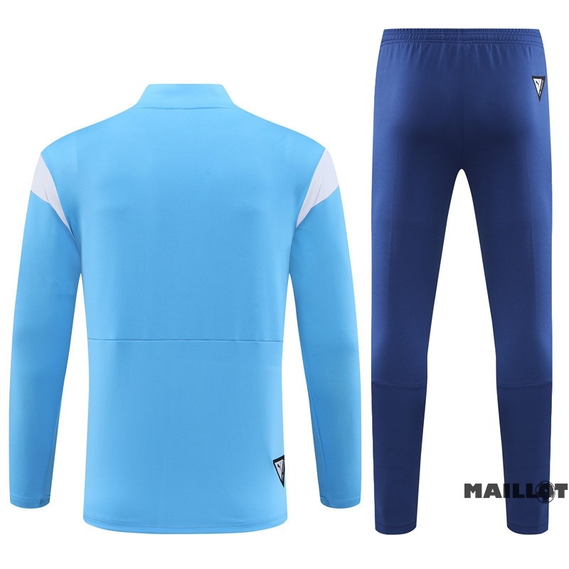 Foot Maillot Pas Cher Ensemble Complet Sudadera Entrainement Marsella 2023 2024 Bleu