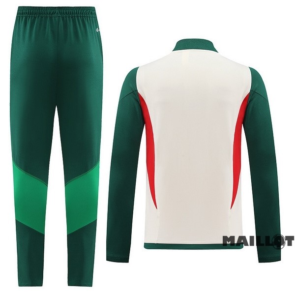 Foot Maillot Pas Cher Ensemble Complet Sudadera Entrainement Mexique 2022 Blanc Vert