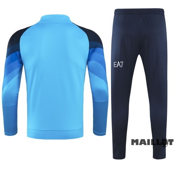 Foot Maillot Pas Cher Ensemble Complet Sudadera Entrainement Napoli 2023 2024 Bleu