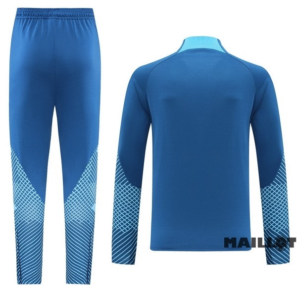 Foot Maillot Pas Cher Ensemble Complet Sudadera Entrainement Nike 2022 2023 Bleu