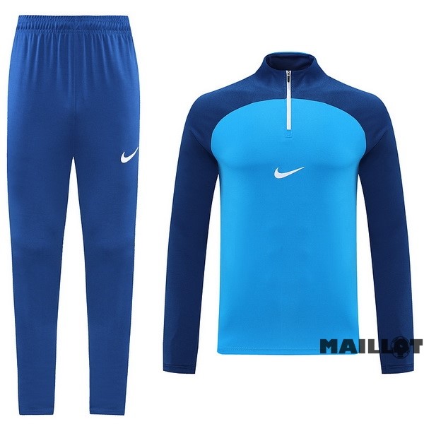 Foot Maillot Pas Cher Ensemble Complet Sudadera Entrainement Nike 2022 2023 Bleu II Marine