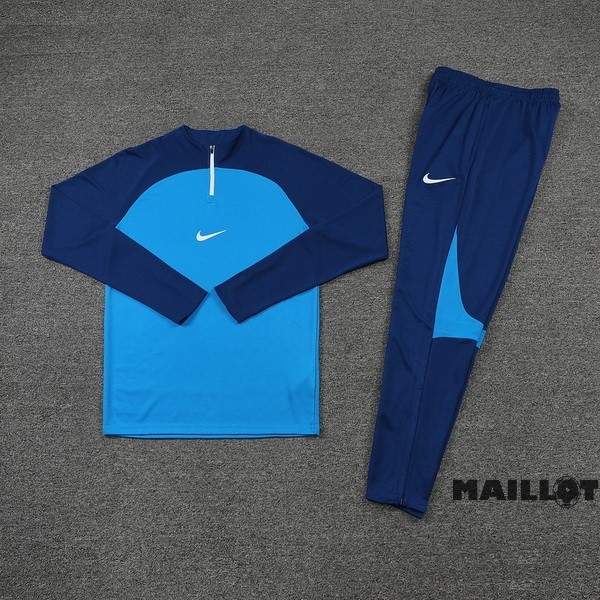 Foot Maillot Pas Cher Ensemble Complet Sudadera Entrainement Nike 2022 2023 Bleu II Marine