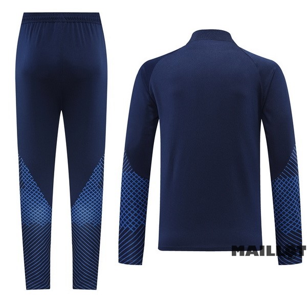 Foot Maillot Pas Cher Ensemble Complet Sudadera Entrainement Nike 2022 2023 Bleu I Marine