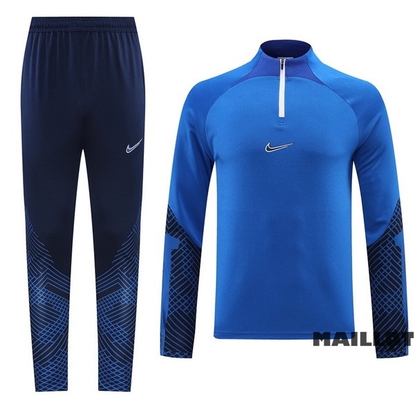 Foot Maillot Pas Cher Ensemble Complet Sudadera Entrainement Nike 2022 2023 Bleu