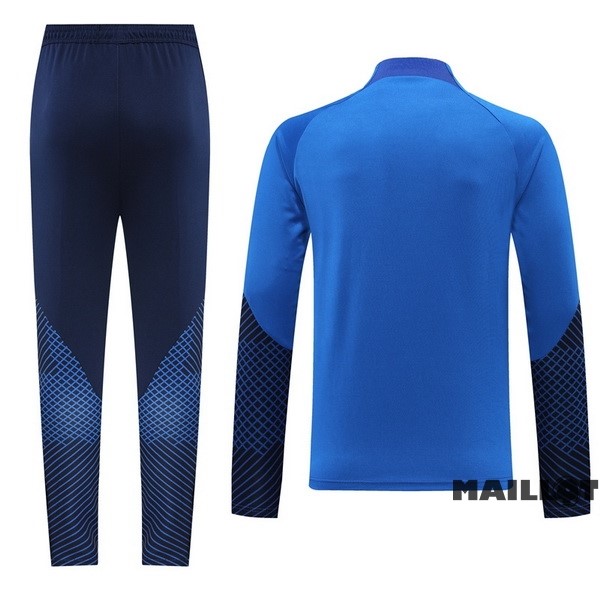 Foot Maillot Pas Cher Ensemble Complet Sudadera Entrainement Nike 2022 2023 Bleu