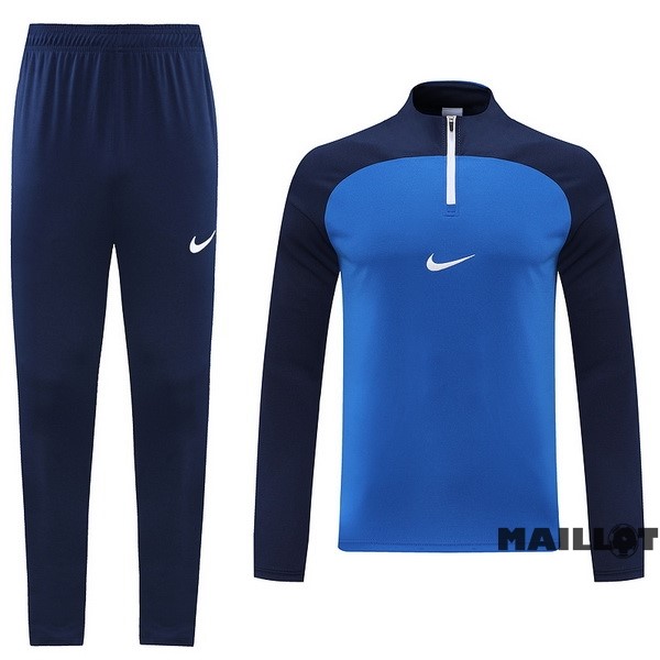 Foot Maillot Pas Cher Ensemble Complet Sudadera Entrainement Nike 2022 2023 II Bleu