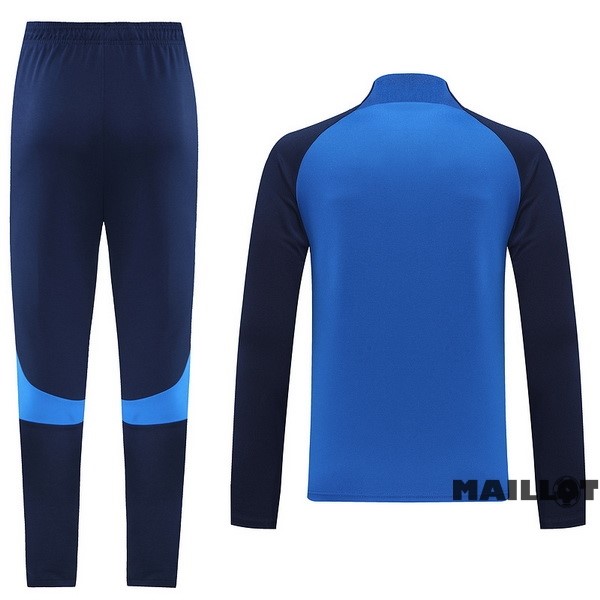 Foot Maillot Pas Cher Ensemble Complet Sudadera Entrainement Nike 2022 2023 II Bleu